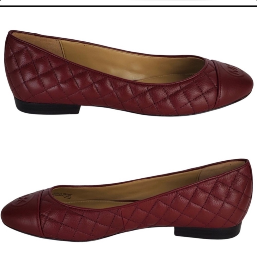 Michael Kors - Dylyn Ballet - Size 10 - Color Brandy (Deep Red) - Brand New